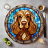 Cocker (Working) Brown Glass Suncatcher Worktop Saver